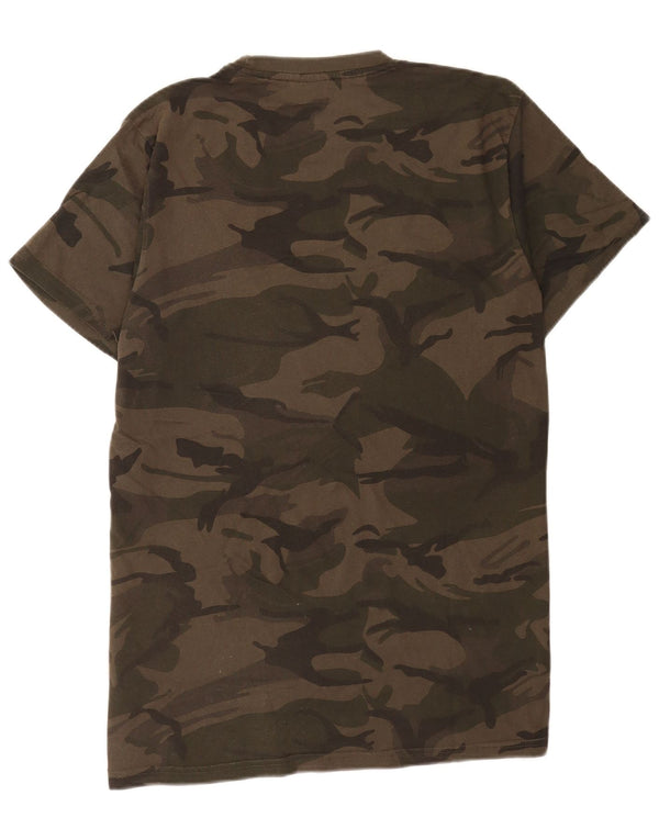 Camiseta gráfica masculina Tio Sam Top IT 56/58 XL cáqui algodão camuflado