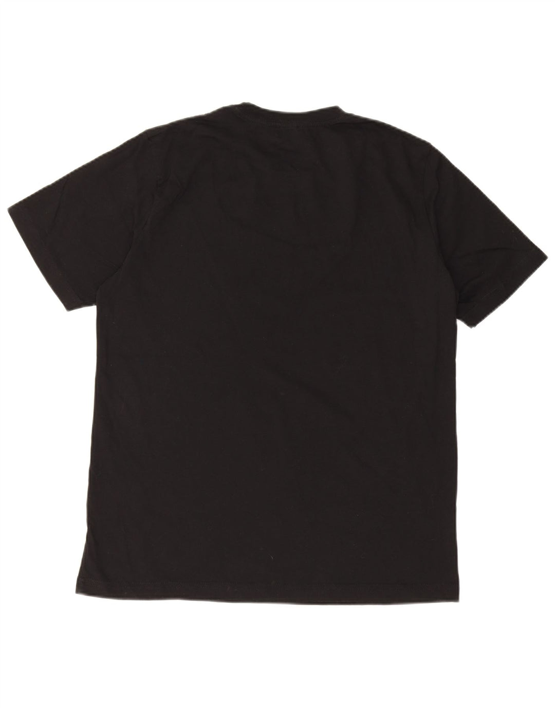 Diesel Camiseta masculina gráfica Top grande de algodão preto