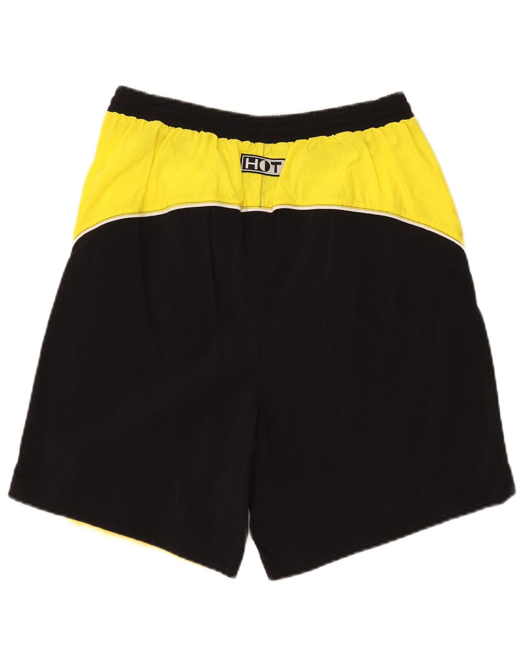 Shorts de natação masculino DIADORA grande amarelo colorblock poliamida