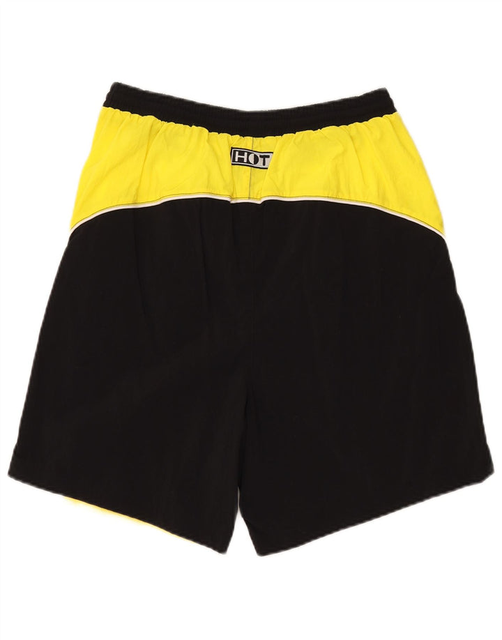 Shorts de natação masculino DIADORA grande amarelo colorblock poliamida
