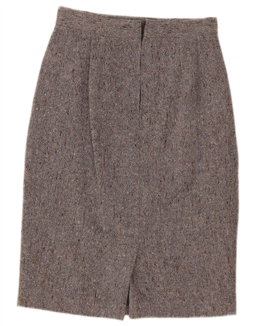 Saia lápis feminina vintage média W30 cinza manchada