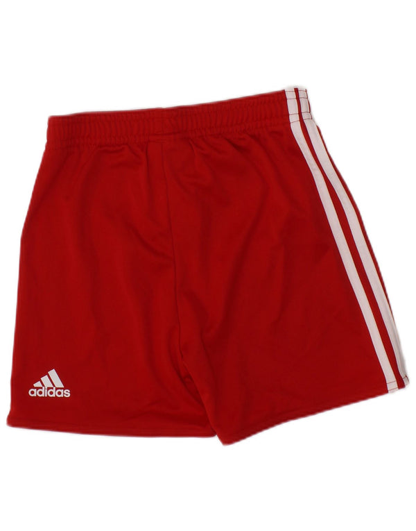 Shorts esportivos ADIDAS para meninos 9-12 meses poliéster vermelho