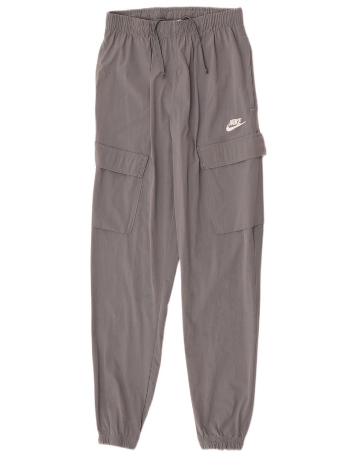 Nike Mens Cargo Calças de treino Joggers Pequeno Cinza Nylon