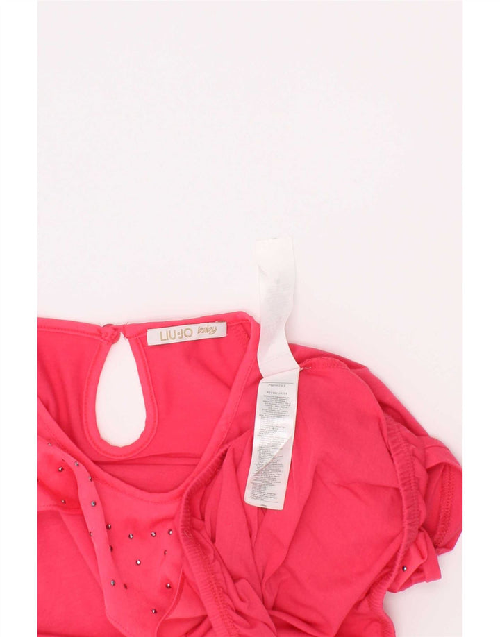 Blusa feminina Liu Jo 4-5 anos poliéster rosa