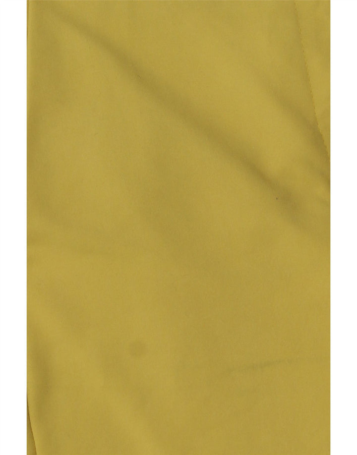 Zara Calça Chino Feminina Slim Médio W28 L26 Amarelo