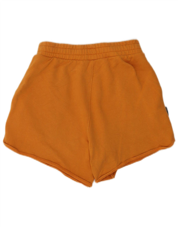 Shorts esportivos femininos PUMA UK 8 pequeno laranja