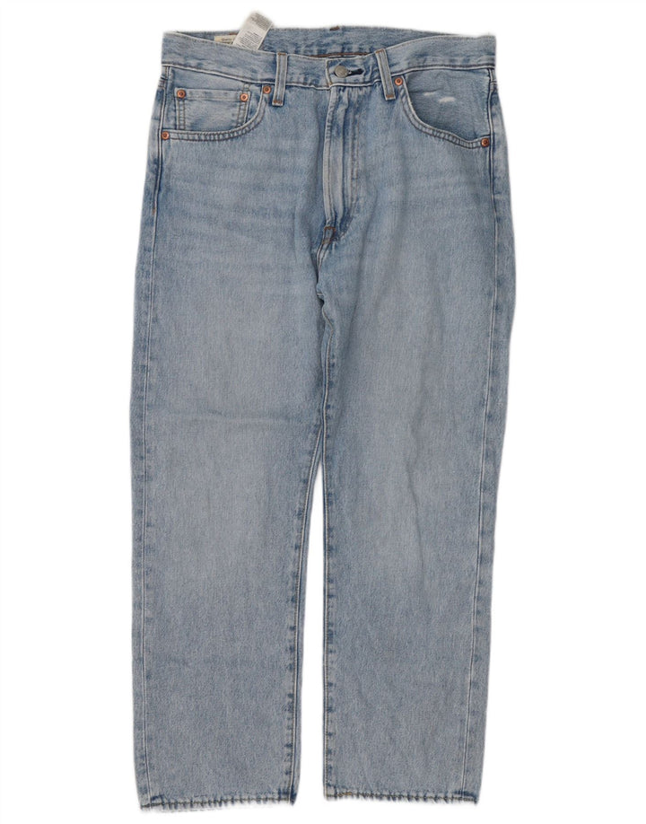 Levi's Masculino 551 Straight Jeans W32 L27 Azul Algodão