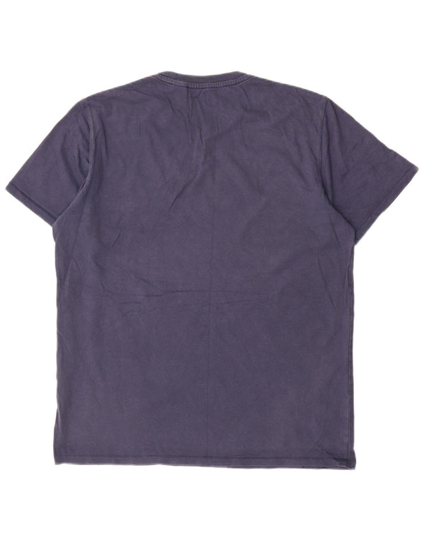Camiseta gráfica masculina Levi's Top grande algodão azul marinho