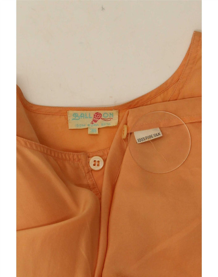 Vestido assimétrico feminino Balloon EU 38 médio laranja seda