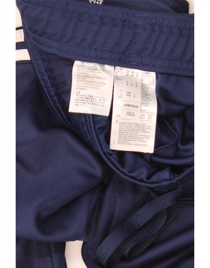 Calça de treino masculina Adidas Aeroready poliéster azul marinho médio