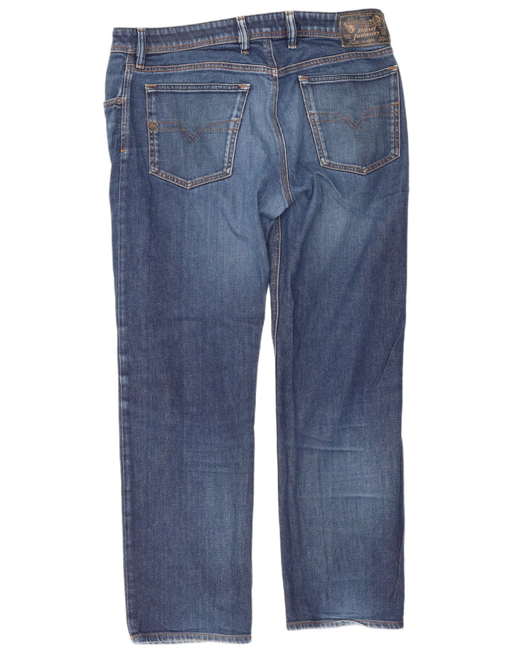 Diesel Masculino Waykee Regular Straight Jeans W34 L28 Azul Algodão