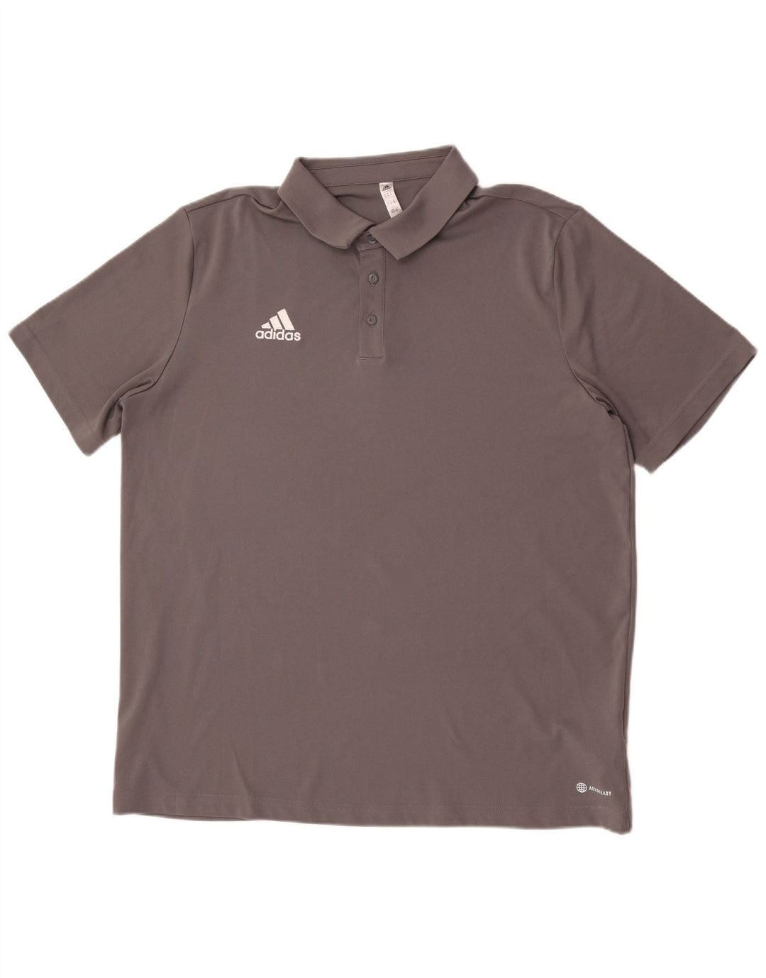 Camisa Polo Adidas Masculina Aeroready XL Cinza Poliéster