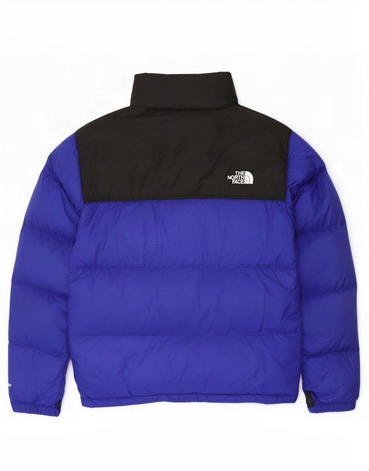 Jaqueta acolchoada oversized feminina The North Face Reino Unido 10 pequeno bloco colorido azul
