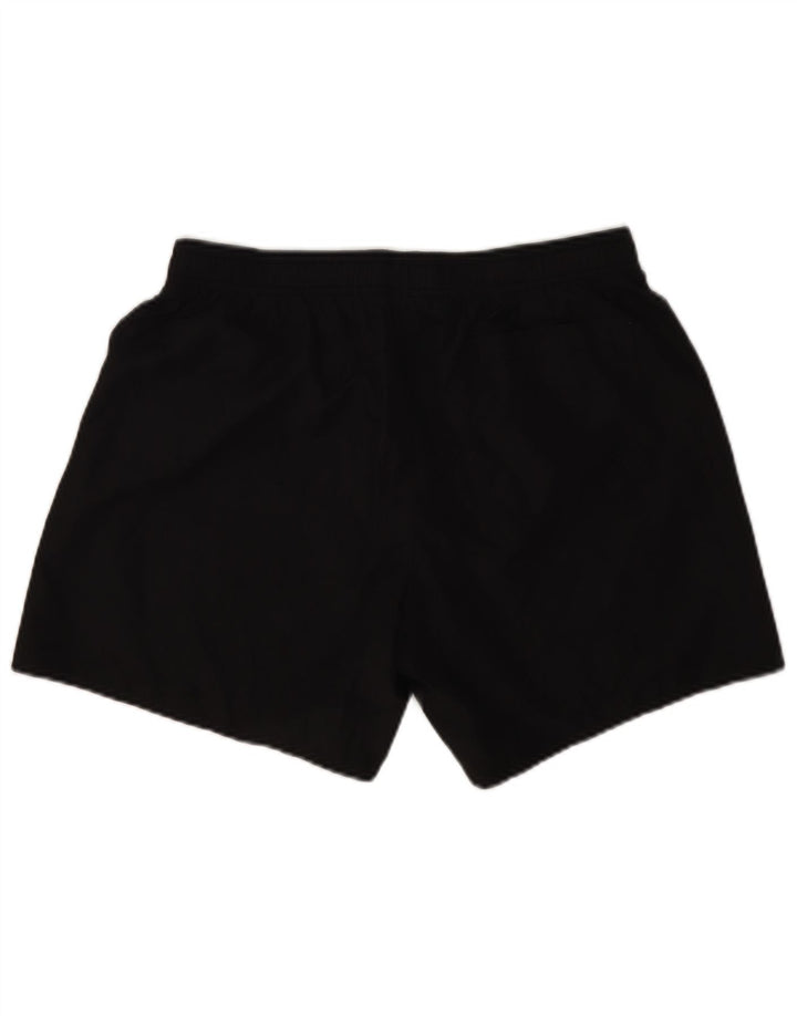 Shorts esportivos gráficos masculinos Emporio Armani médio preto poliamida