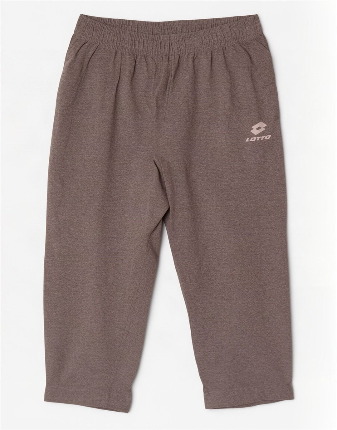 Calça de treino masculina Lotto XL cinza manchado de algodão
