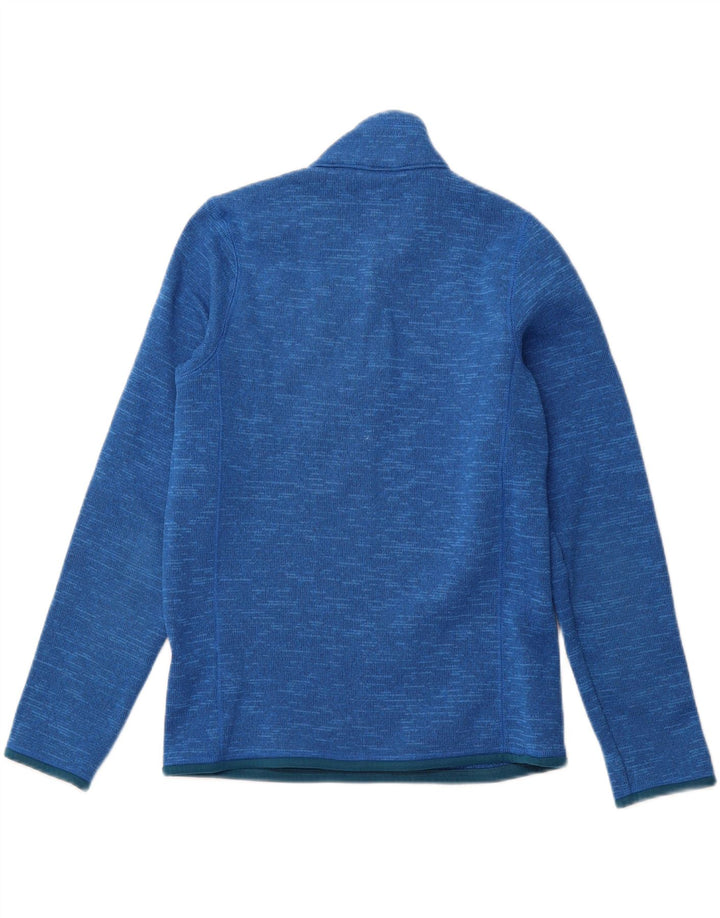 Suéter PATAGONIA Menino com zíper e gola 15-16 anos 2XL azul poliéster