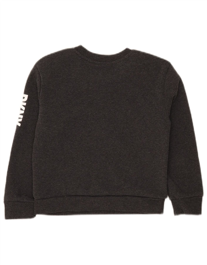Suéter gráfico DKNY para meninos 4-5 anos algodão cinza