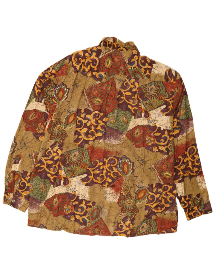 Camisa masculina Pioneer tamanho 43/44 XL patchwork multicolorido