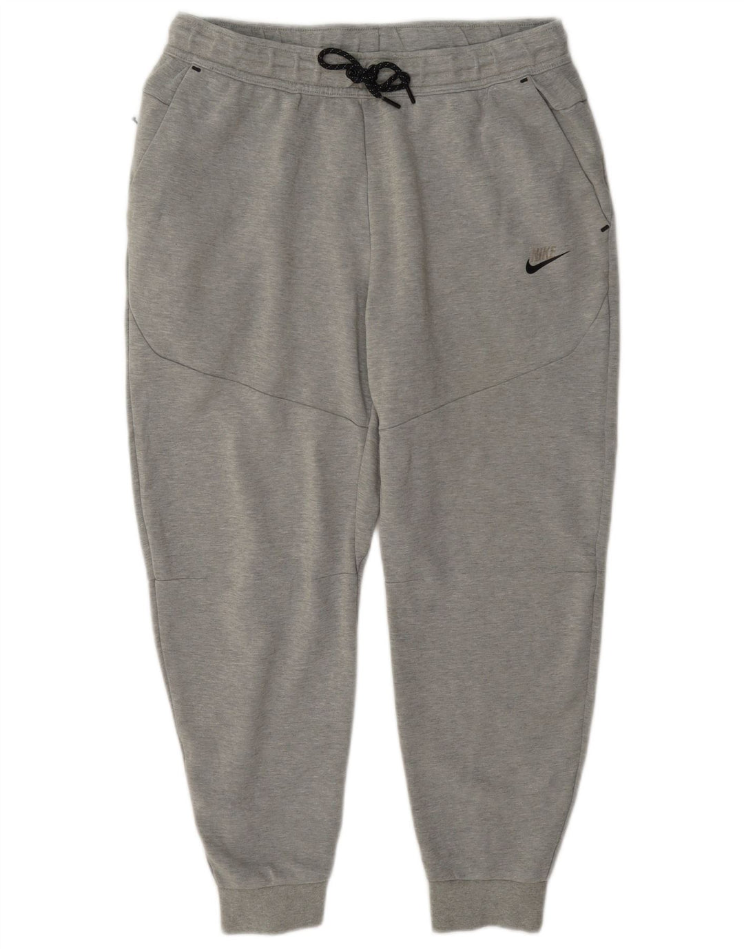 Calça de treino masculina Nike joggers grande algodão cinza