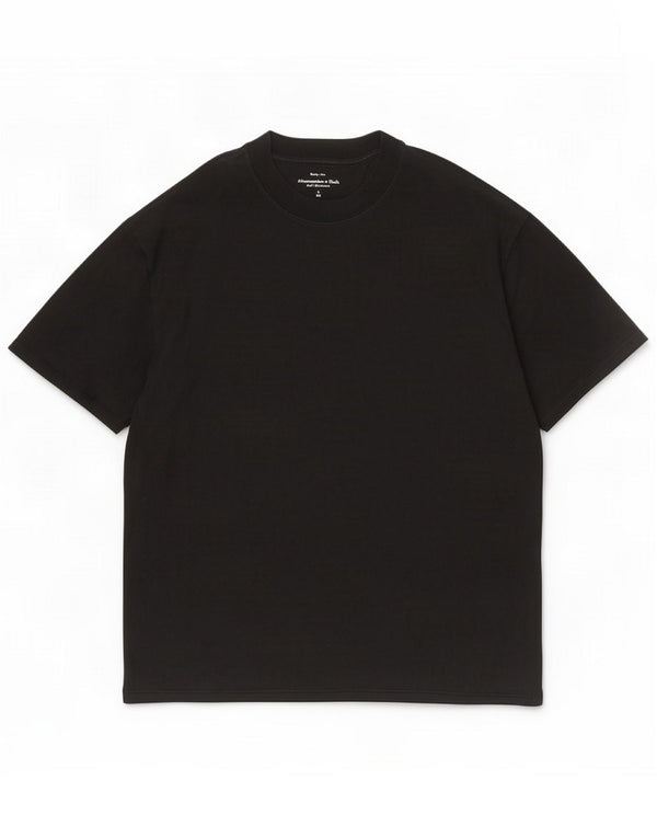 Abercrombie & Fitch Camiseta masculina Top pequeno algodão preto