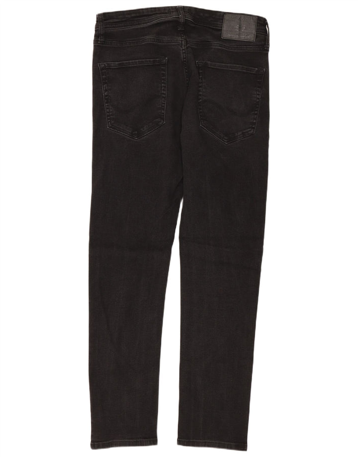 Jeans masculinos Jack & Jones Slim W32 L32 algodão preto