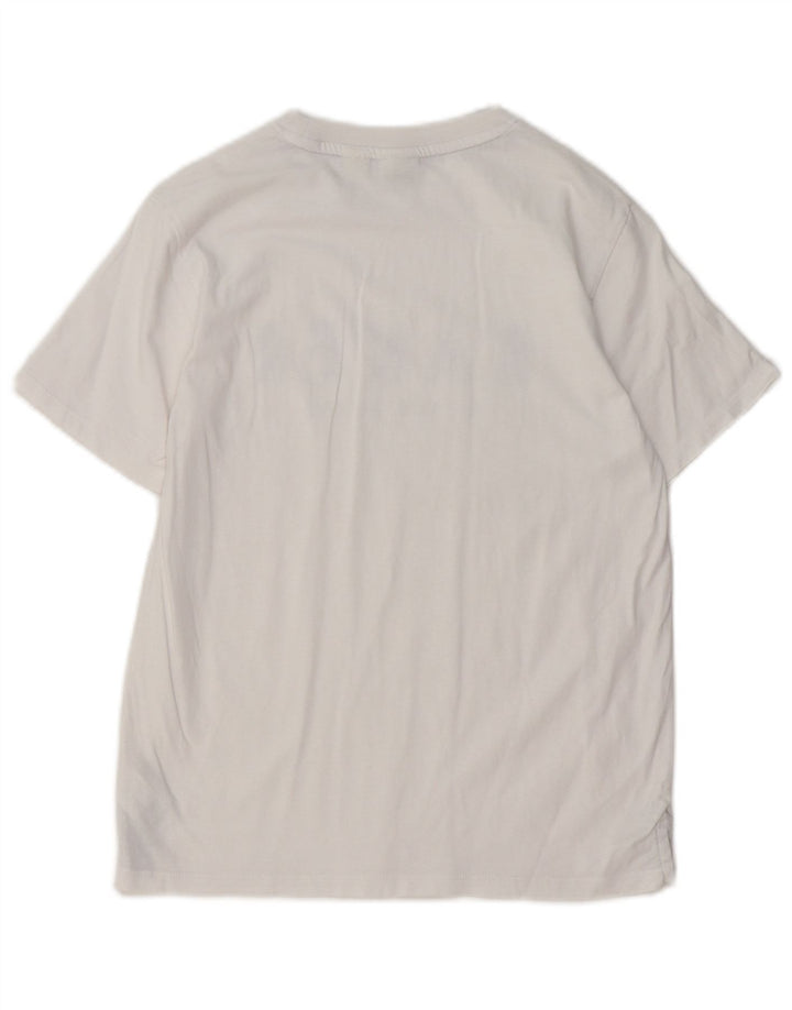 Camiseta gráfica TED BAKER Boys 10-11 anos algodão branco