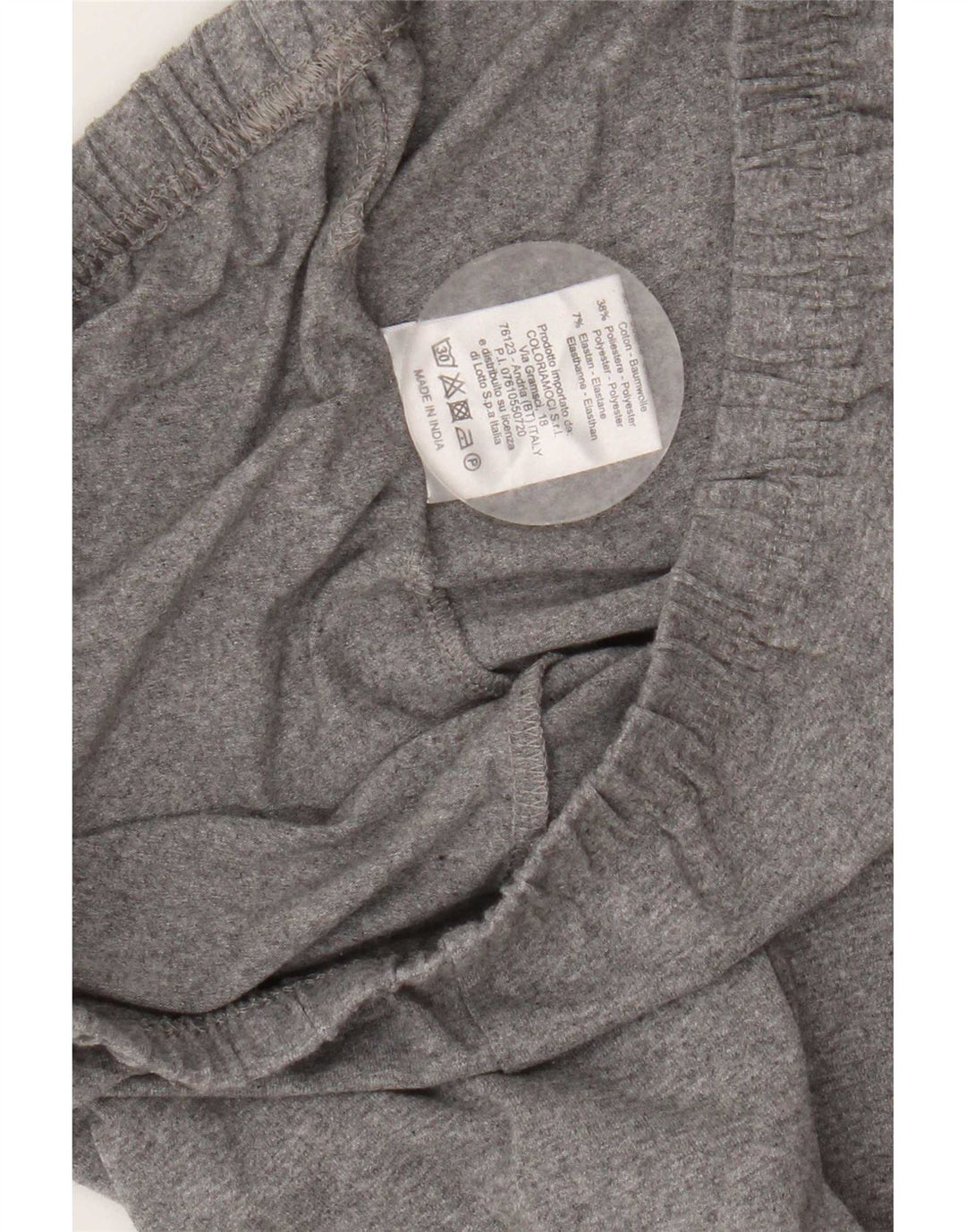 Leggings gráficas femininas Lotto UK 12 algodão cinza médio