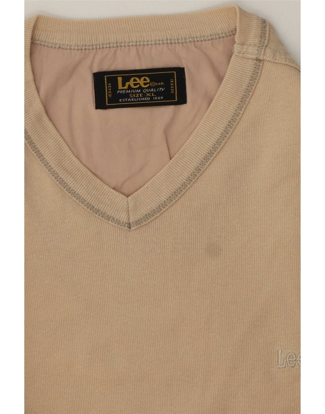 Camiseta masculina Lee Top XL Bege
