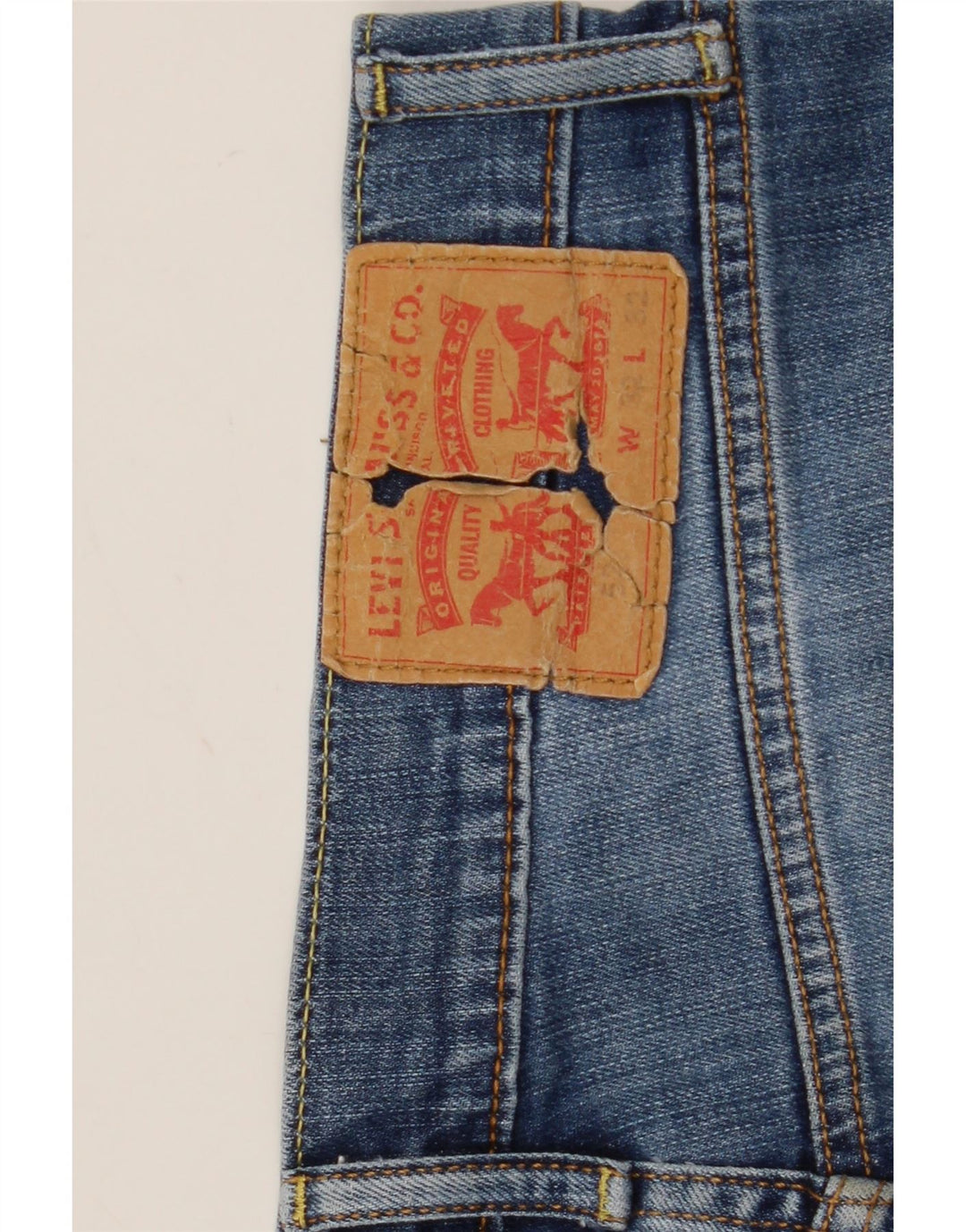 Calça jeans masculina Bootcut Levi's W32 L32 azul algodão