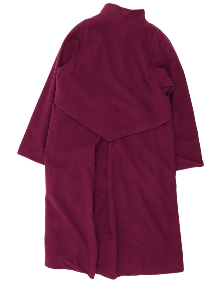 Trench coat feminino LONDON FOG US 10 grande lã roxa