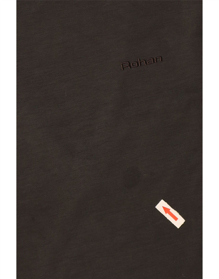 Camiseta masculina ROHAN grande poliéster cinza