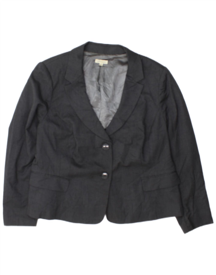 Jaqueta Marks & Spencer Autograph Blazer Feminina Reino Unido 18 XL Cinza Manchado