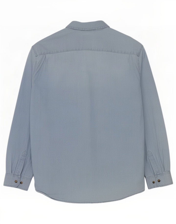 Camisa masculina Wrangler 2XL algodão azul