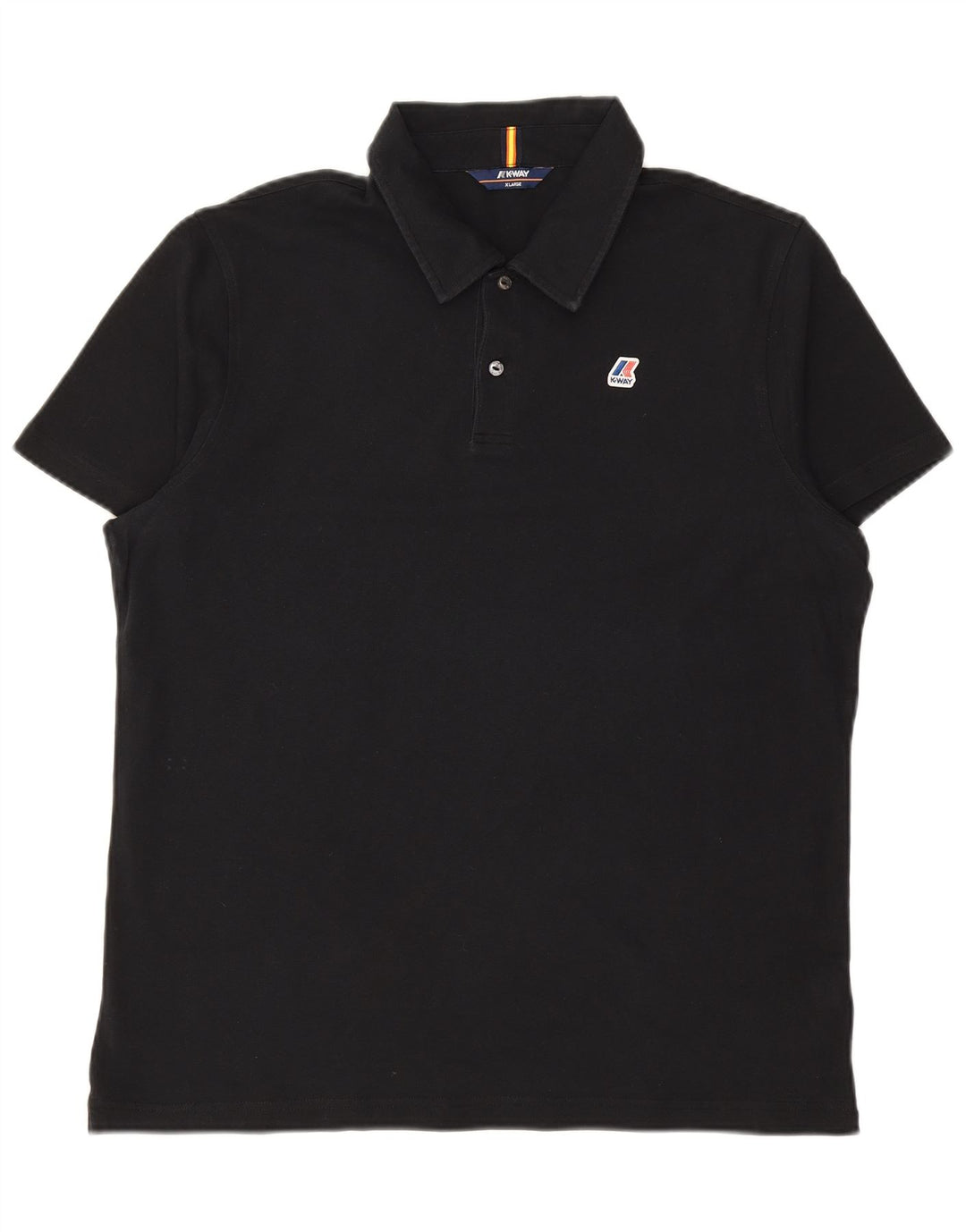 Camisa polo masculina K-WAY XL algodão preto