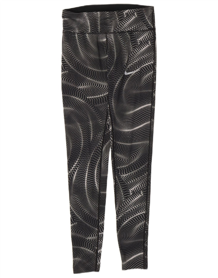 Leggings Nike Dri Fit UK 6 XS Preto Geométrico Poliéster