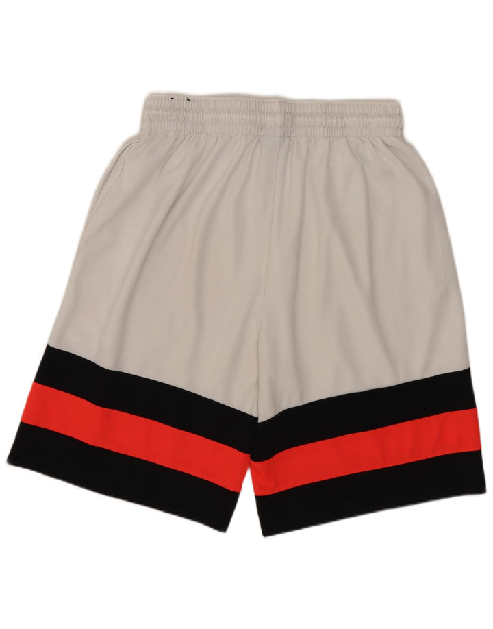 Jordan Mens Sport Shorts Médio Branco Colourblock Poliéster