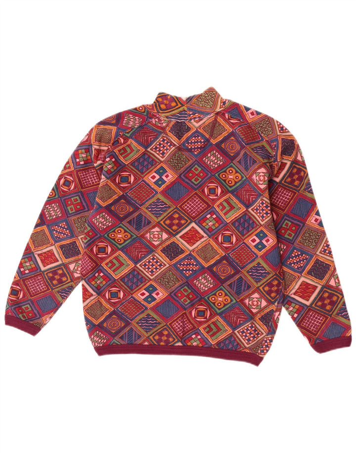 Jumper de moletom feminino American System UK 6 XS patchwork multicolorido