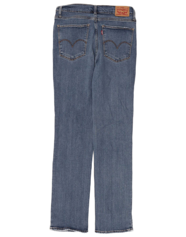 Calça jeans feminina Levi's 724 High Rise Straight W30 L28 azul
