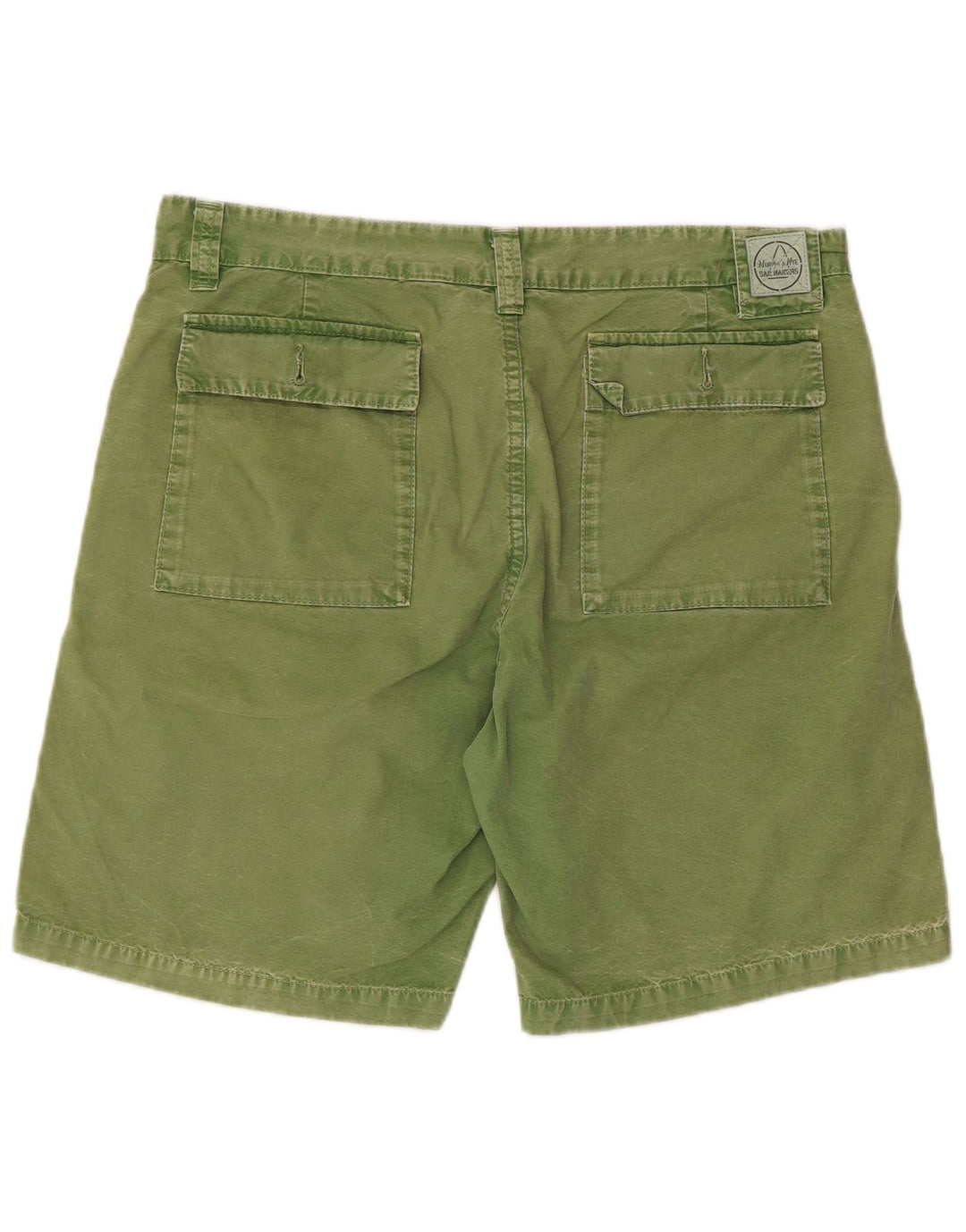 Murphy & Nye Mens Chino Shorts W34 Grande Algodão Verde