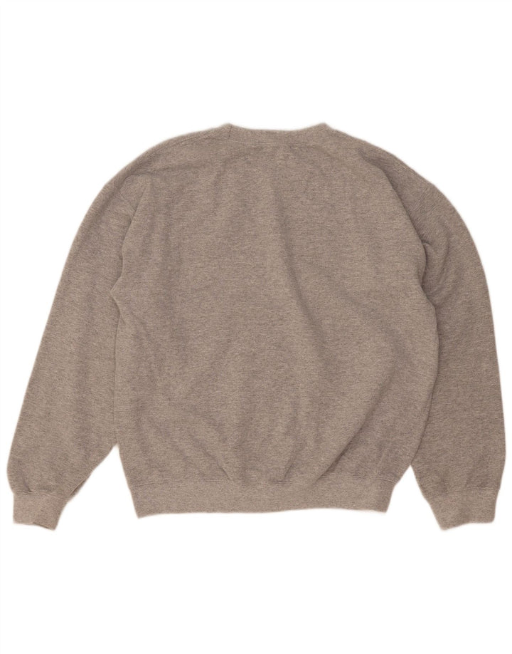Topshop moletom feminino jumper UK 14 cinza médio manchado