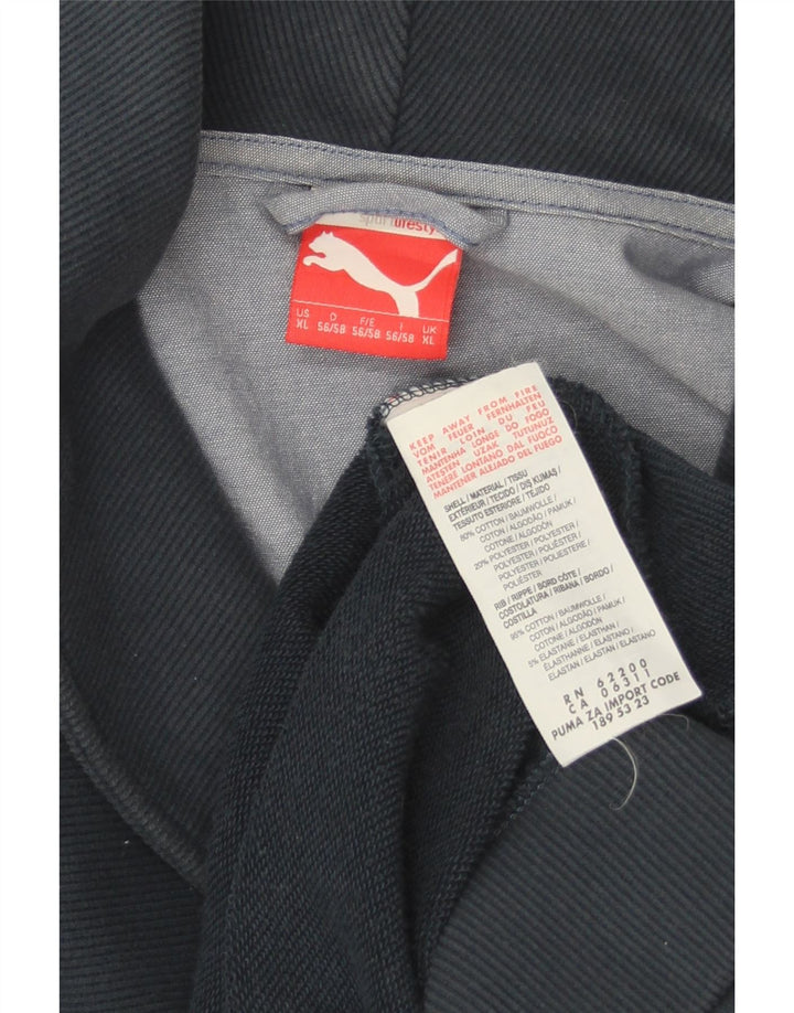 Puma Mens Tracksuit Top Jacket XL Azul Marinho Algodão