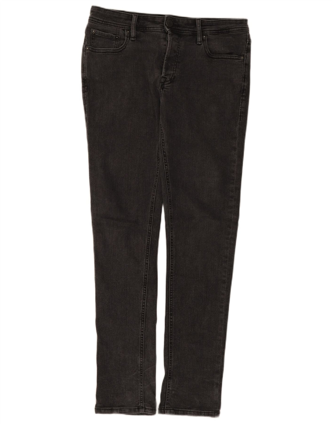 Jeans masculinos Jack & Jones Slim W31 L32 algodão cinza