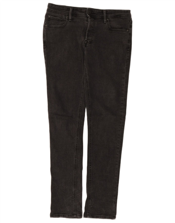 Jeans masculinos Jack & Jones Slim W31 L32 algodão cinza