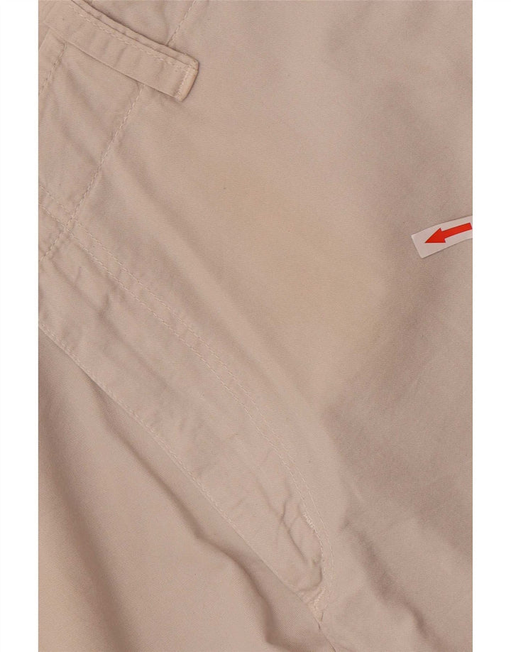 Carrera Mens Chino Shorts W36 Grande Algodão Cinza