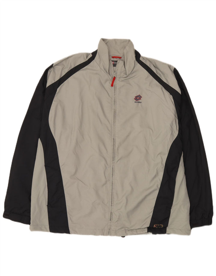 Lotto Mens Treino Top Jacket 3XL Cinza Colourblock Poliéster