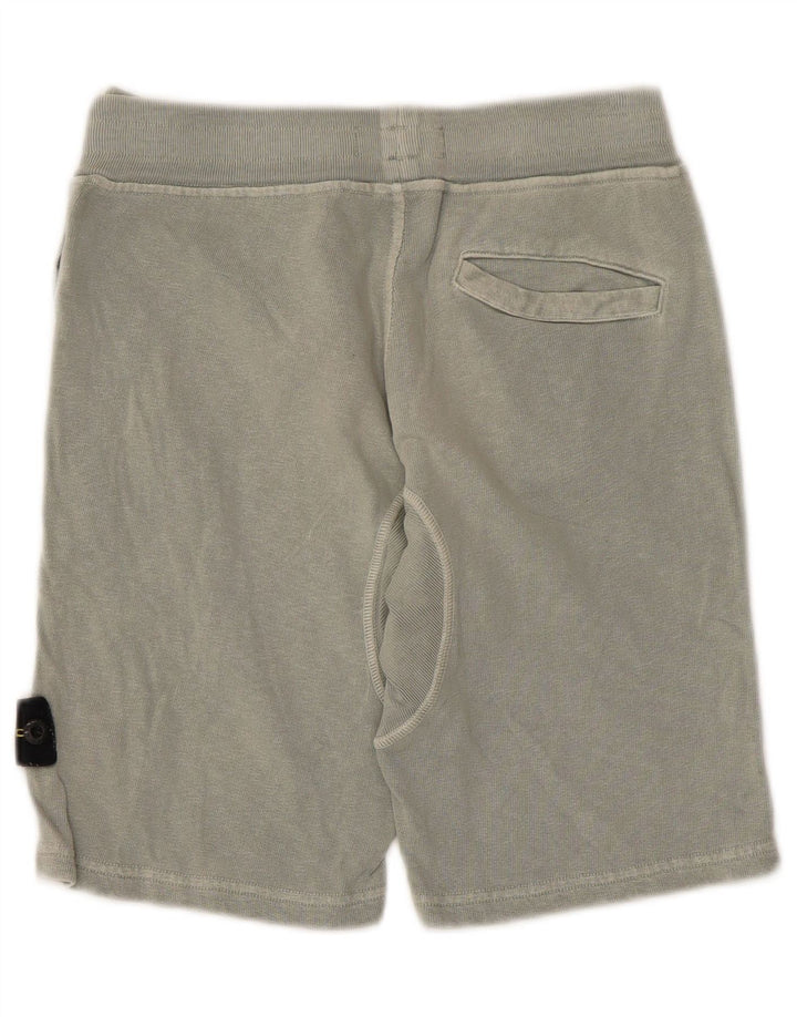 Shorts esportivos Stone Island Boys 9-10 anos algodão cinza