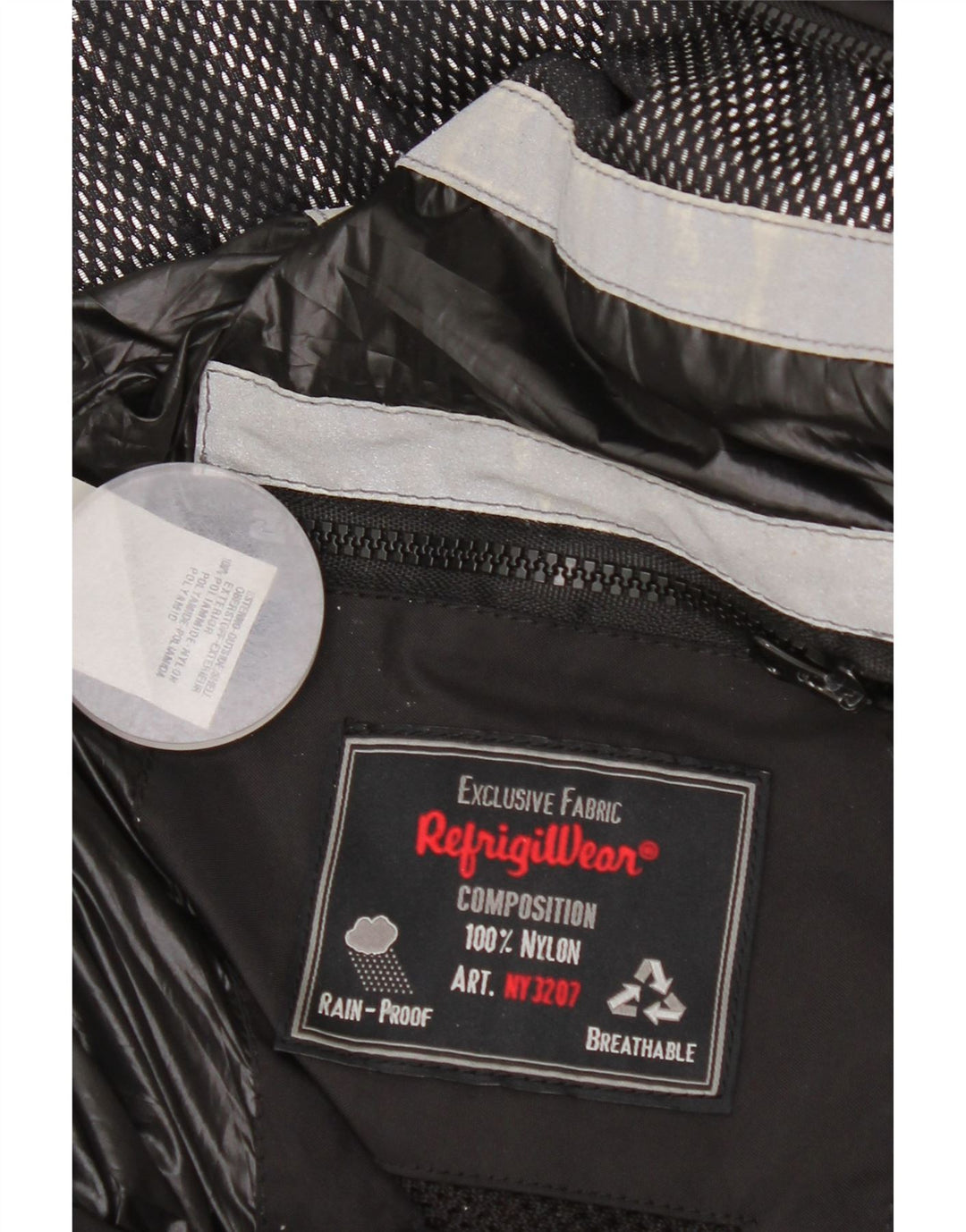 Jaqueta de chuva feminina Refrigiwear IT 52 2XL nylon preto