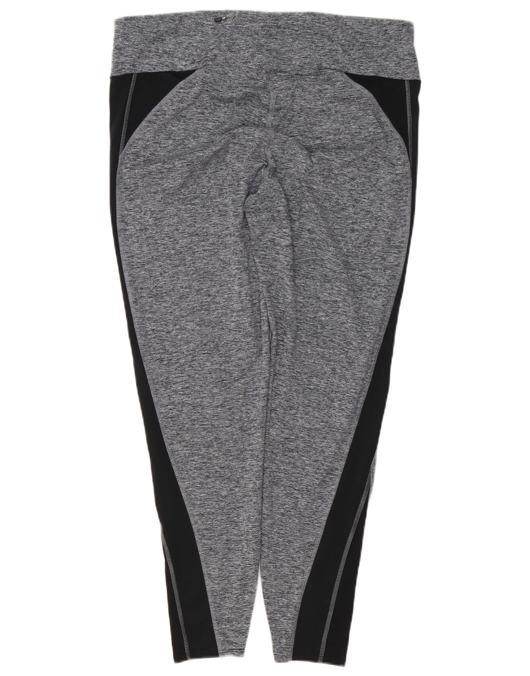 Leggings femininos MARKS & SPENCER UK 18 XL cinza colorblock poliéster