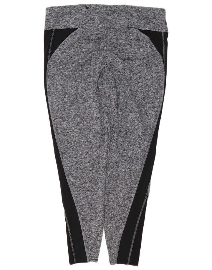 Leggings femininos MARKS & SPENCER UK 18 XL cinza colorblock poliéster