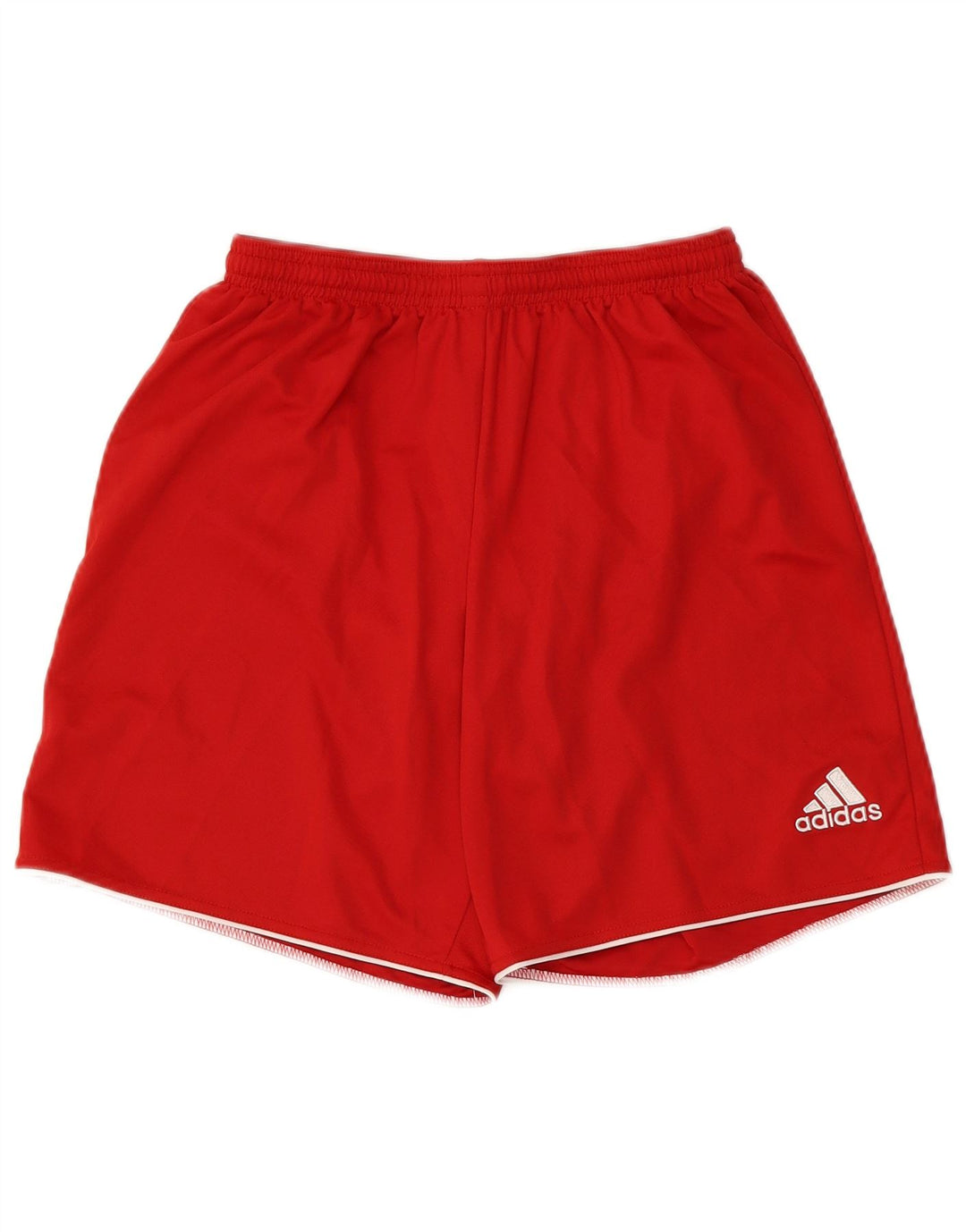 ADIDAS Mens Sport Shorts Médio Poliéster Vermelho